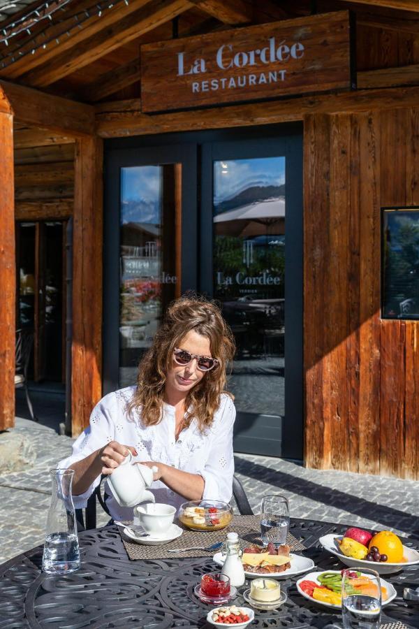 La Cordee Des Alpes Sup Hotel Verbier Exterior foto